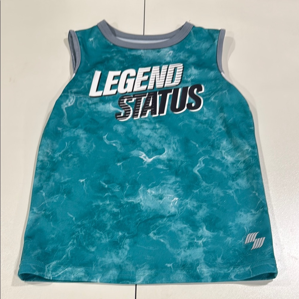 Legend Status Kids Sleeveless Shirt - Teal
